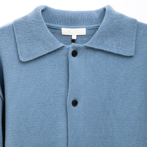 Mfpen Formal Polo Shirt Dusty Blue M323-01 Degli Uberti